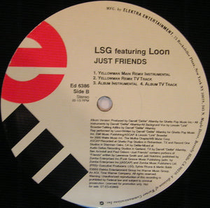 LSG,Loon - Featuring  Just Friends (Remix) Vinyl Record