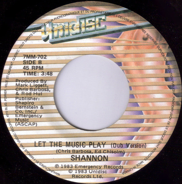 Shannon - Let The Music Play