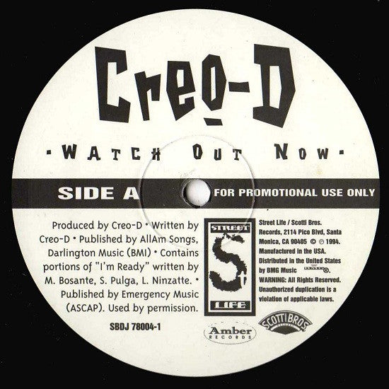 Creo-D - Watch Out Now
