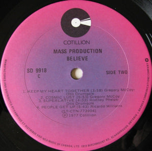 Mass Production - Believe Vinyl Record