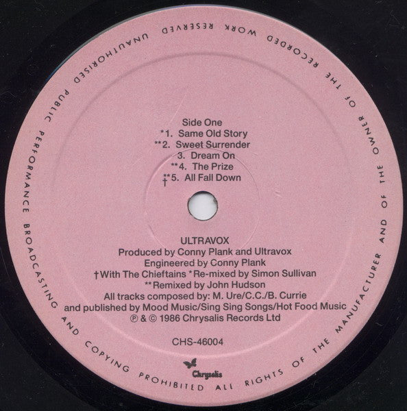 Ultravox - U-Vox - 1986