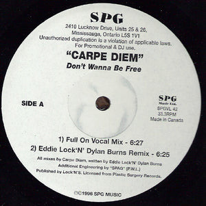Carpe Diem - Don't Wanna Be Free - 1996