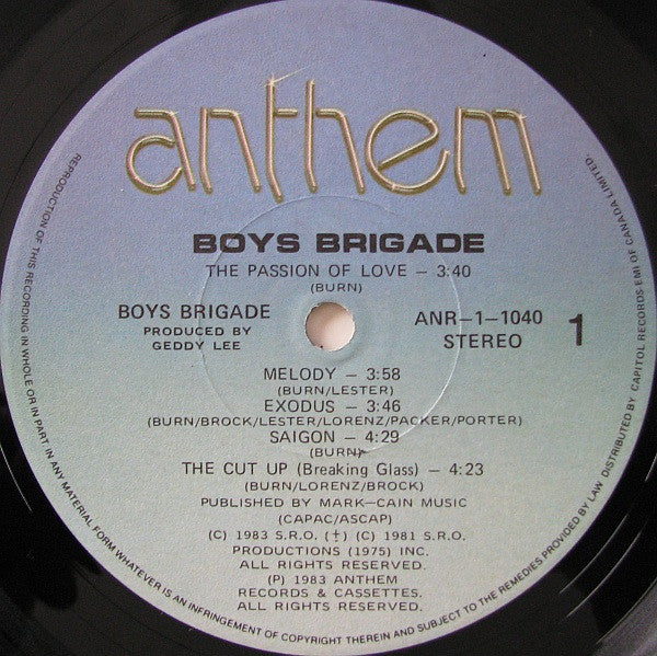 Boys Brigade - Boys Brigade