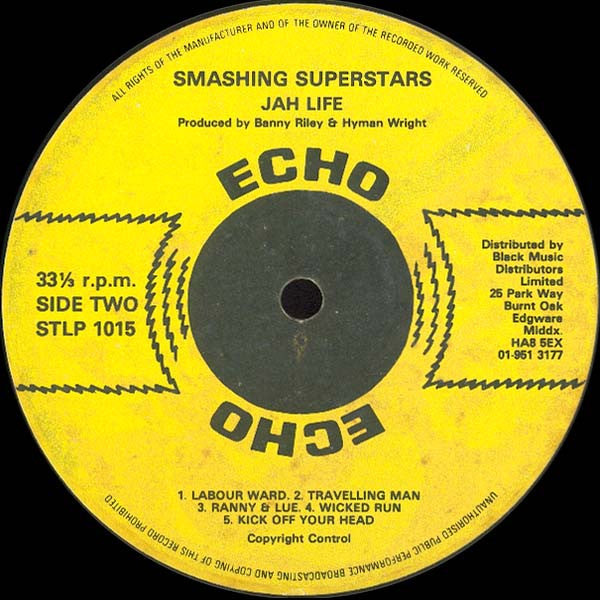 Various - Jah Life Smashing Superstars Vinyl Record