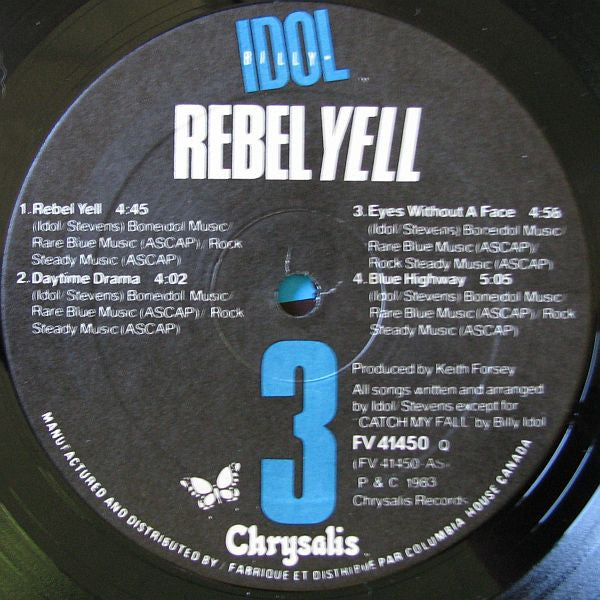 Billy Idol - Rebel Yell