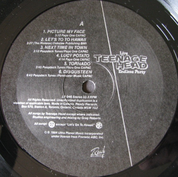 Teenage Head - Endless Party