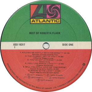 Roberta Flack - The Best Of Roberta Flack Vinyl Record