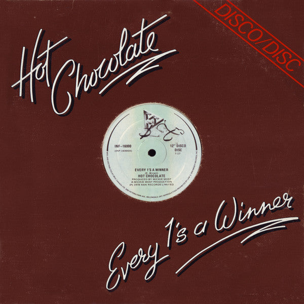 Hot Chocolate - Every 1's A Winner Vinyl Record