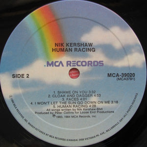 Nik Kershaw - Human Racing Vinyl Record