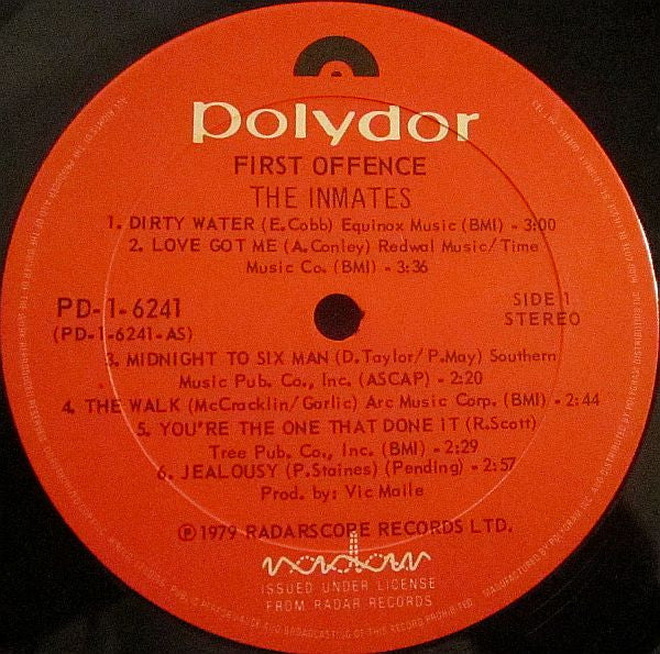 Inmates (2), The - First Offence - 1979
