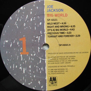 Joe Jackson - Big World - 1986