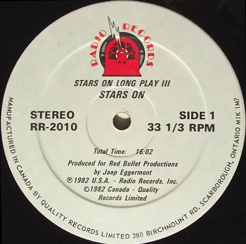 Stars On 45 - Stars On Long Play III