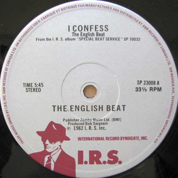 The English Beat - I Confess Vinyl Record