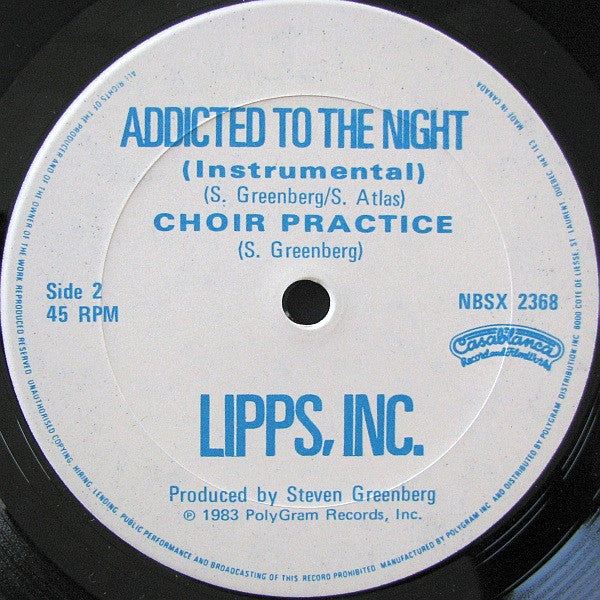 Lipps, Inc. - Addicted To The Night - 1983