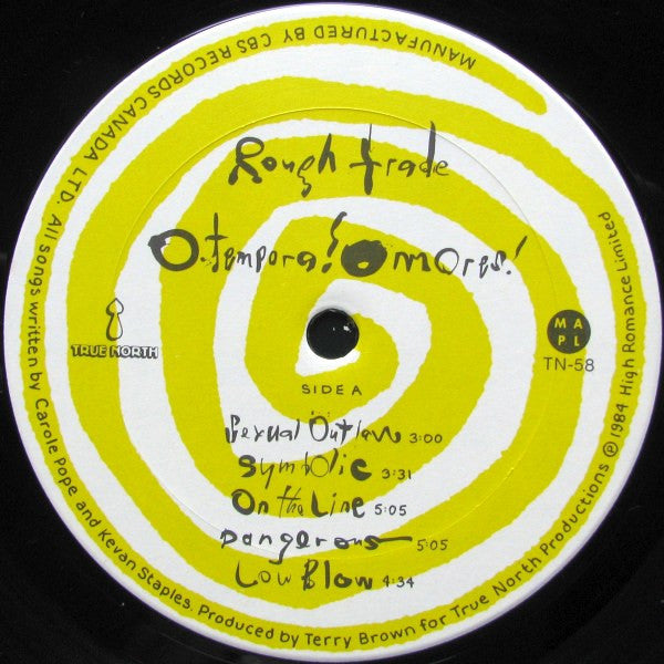 Rough Trade - O Tempora! O Mores! - 1984