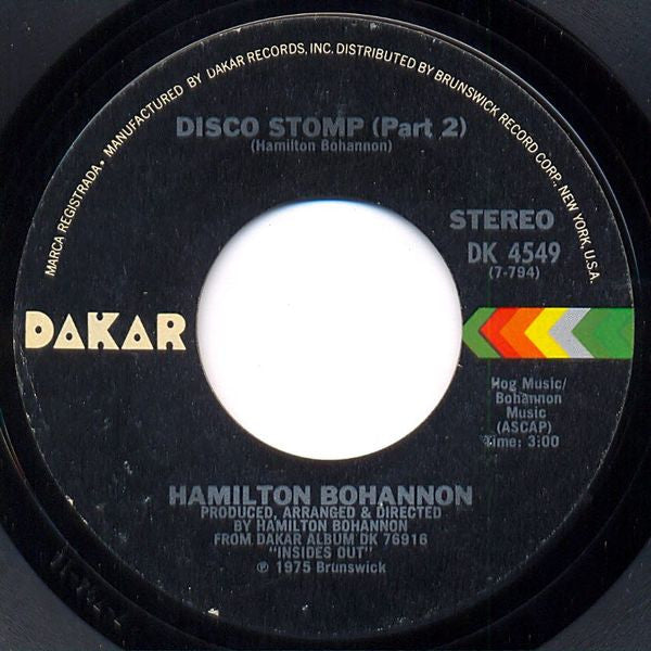 Hamilton Bohannon - Disco Stomp - 1975