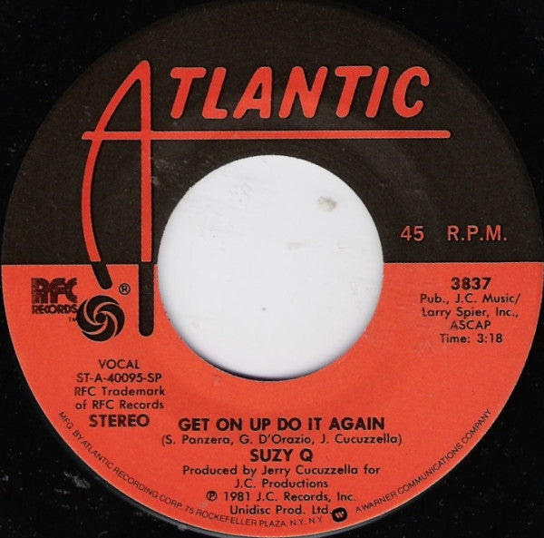 Suzy Q - Get On Up Do It Again