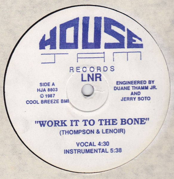 LNR - Work It To The Bone - 1988