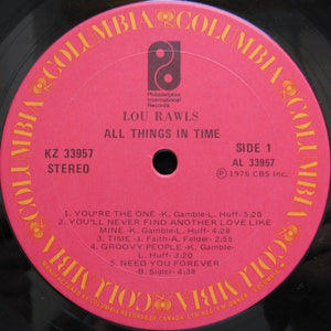 Lou Rawls - All Things In Time - 1976