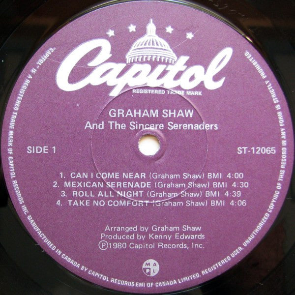 Graham Shaw And The Sincere Serenaders - Graham Shaw And The Sincere Serenaders - 1980