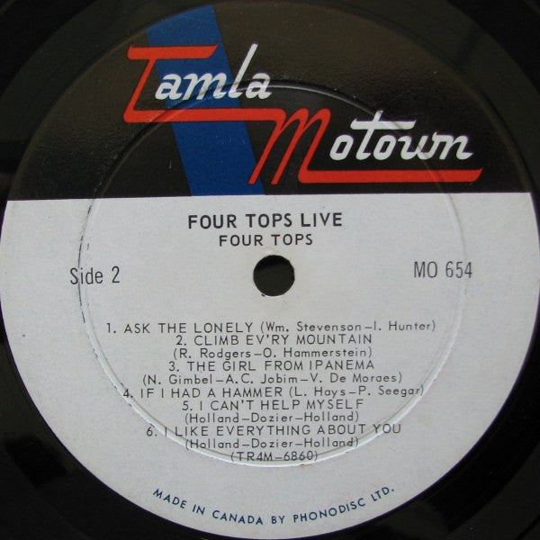 Four Tops - Four Tops Live! - 1966