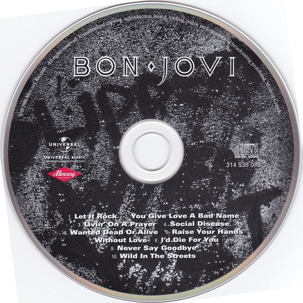 Bon Jovi - Slippery When Wet (CD) - 1998