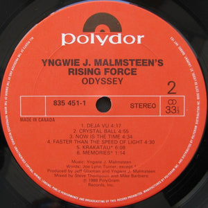 Yngwie J. Malmsteen's Rising Force - Odyssey - 1988
