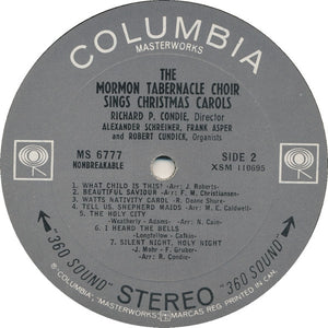Mormon Tabernacle Choir - Sings Christmas Carols - 1965