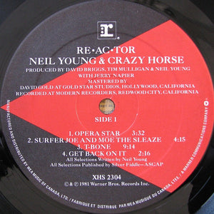 Neil Young & Crazy Horse - Reactor - 1981