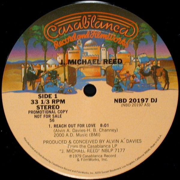 James Michael Reed - Reach Out For Love / Dancin' In The Sky (In New York City) - 1979