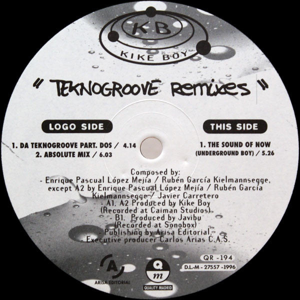 Kike Boy - Teknogroove (Remixes)