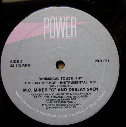 MC Miker G. & DJ Sven - Holiday Rap - 1986