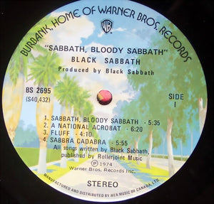 Black Sabbath - Sabbath Bloody Sabbath Vinyl Record