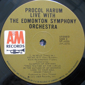 Procol Harum In Concert With The Edmonton Symphony Orchestra - Live - 1972
