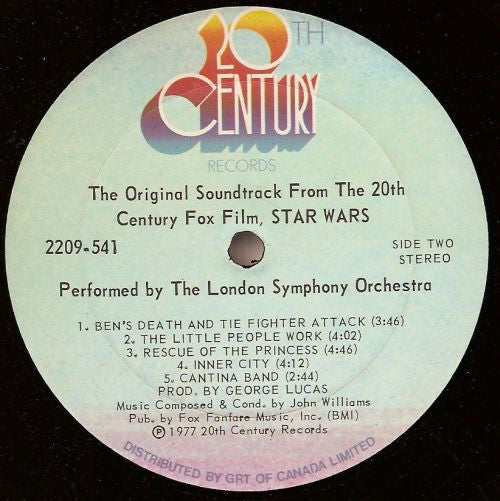 John Williams (4), London Symphony Orchestra - Star Wars - 1977