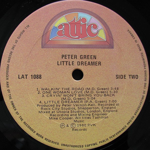 Peter Green - Little Dreamer - 1980