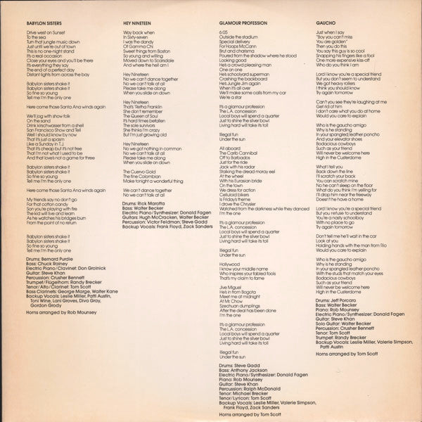 Steely Dan - Gaucho - 1980