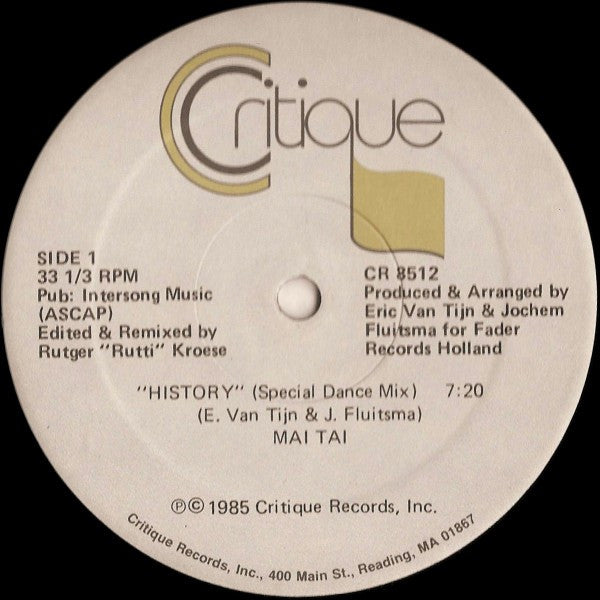 Mai Tai - History - 1985
