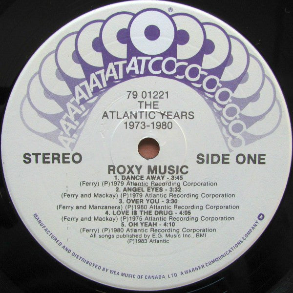 Roxy Music - The Atlantic Years 1973 - 1980 - 1983