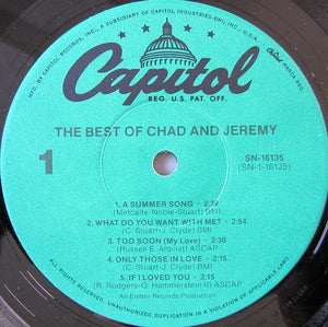 Chad & Jeremy - The Best Of Chad & Jeremy - 1980