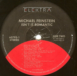 Michael Feinstein - Isn't It Romantic - 1988