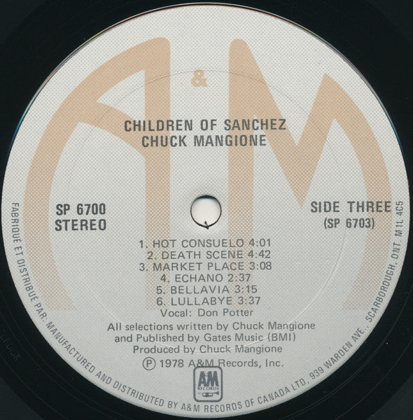 Chuck Mangione - Children Of Sanchez - 1978
