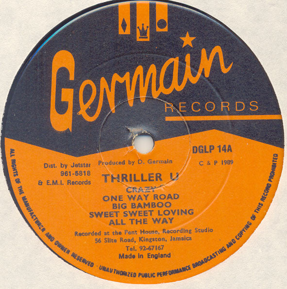 Thriller U - Crazy