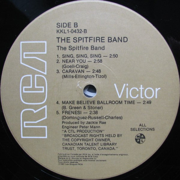 Spitfire Band, The - The Spitfire Band - 1981