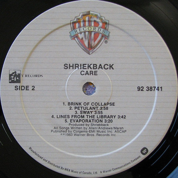 Shriekback - Care - 1983