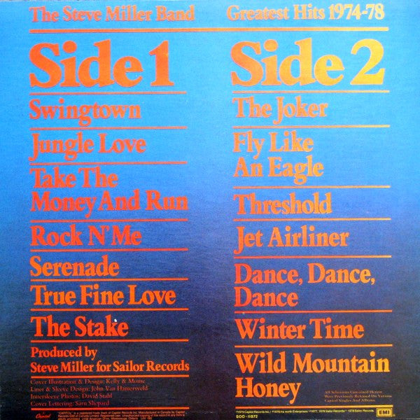 Steve Miller Band - Greatest Hits 1974-78 - 1978
