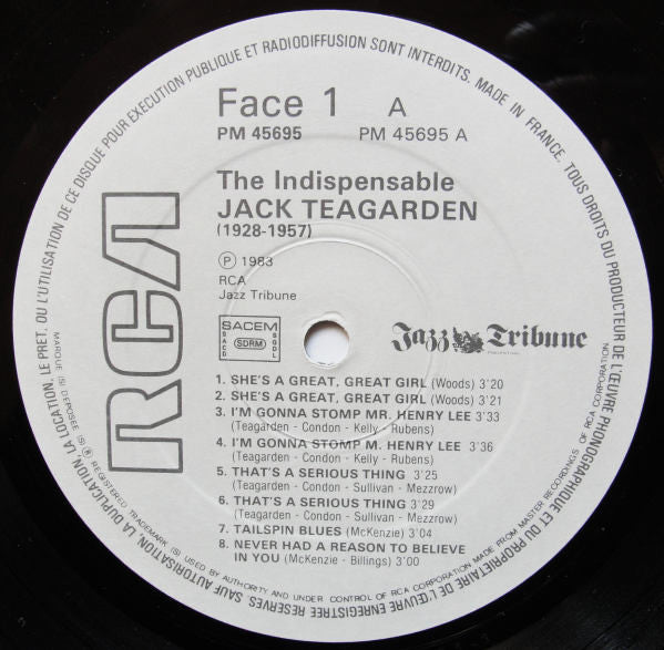 Jack Teagarden - The Indispensable Jack Teagarden