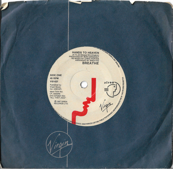 Breathe - Hands To Heaven - 1987