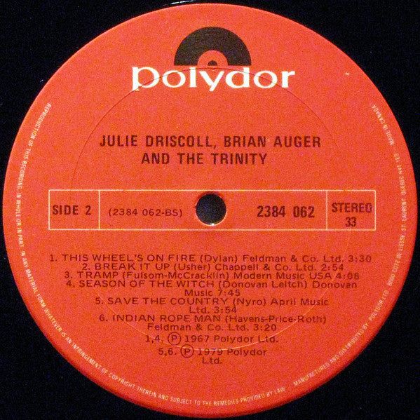 Julie Driscoll, Brian Auger & The Trinity - Julie Driscoll, Brian Auger & The Trinity