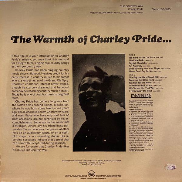 Charley Pride - The Country Way -